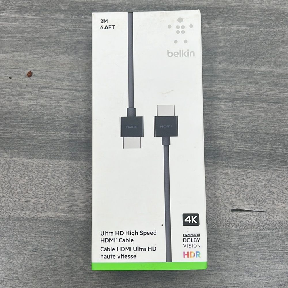 Belkin Ultra HD High Speed HDMI Cable, 2M, black